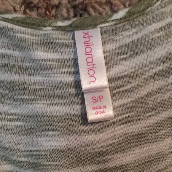 Green and White Striped Tank Top - Picture 4 of 4